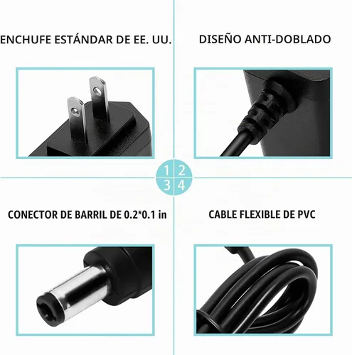 Vista 4 de Adaptador de fuente de alimentación CA/CC de 9 V compatible con pedal de efectos electrónicos Boss, Dunlop, Danelectro, DigiTech, Ditto, Electro