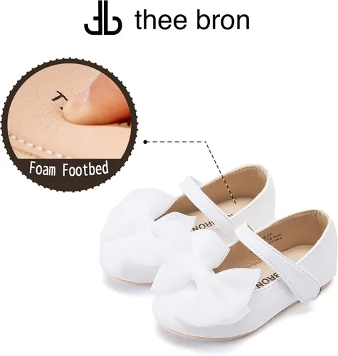 Vista 5 de Zapatos THEE BRON de vestir, planos, de ballet, Mary Jane, para niña pequeña