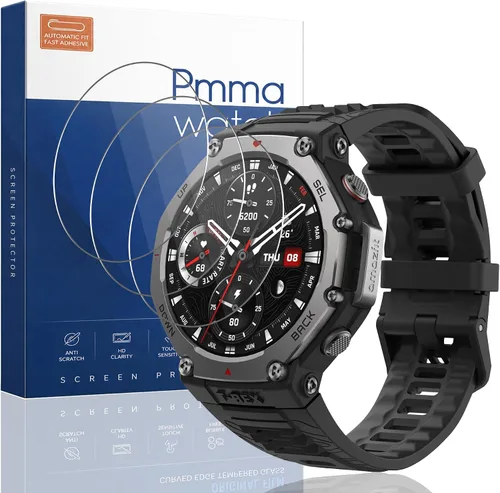 Vista 58 de Paquete de 3 protectores de pantalla para Amazfit Active 2, protección flexible de vidrio no templado, película protectora transparente HD