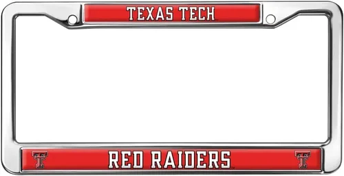 Vista 57 de Texas A&M University - Texarkana Mascot - Marco de metal estándar para placa de matrícula de tamaño completo