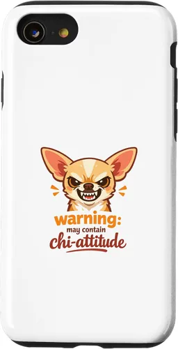 Vista 18 de Chihuahua Attitude Warning - Carcasa para iPhone XR