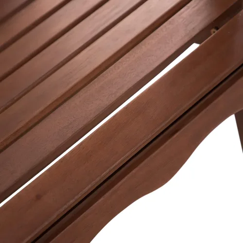 Vista 8 de Elk - Silla Adirondack de madera de eucalipto para patio al aire libre de 34 pulgadas de ancho para patio al aire libre, terraza, playa, jardín