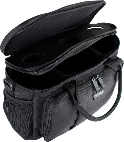 Vista 10 de Protec Bolsa de silencio doble trompeta con paredes Moduar y soporte para silenciar (Modelo M410)
