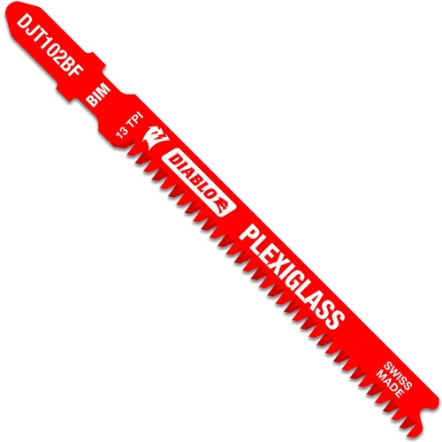 Vista 33 de Diablo Hoja de Sierra Caladora de Grano de Carburo - Ideal para Cortar Baldosas de Cerámica, Vidrio y Materiales Abrasivos - 3-1/4" de Longitud