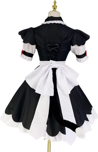 Vista 4 de COCONEEN Lindo disfraz de sirvienta francesa de anime para cosplay