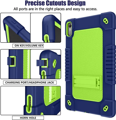 Vista 2 de Funda para Lenovo Tab P11 de 2ª generación, para Lenovo Tab P11 Gen 2, correa de hombro híbrida a prueba de golpes para niños, funda protectora