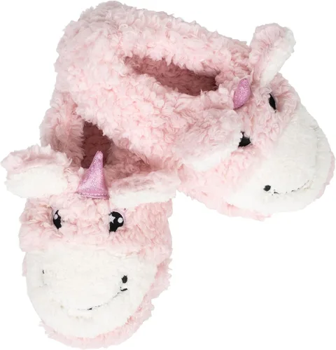Vista 17 de Elanze Designs Pantuflas suaves antideslizantes con forro de felpa para interior para mujer Negro