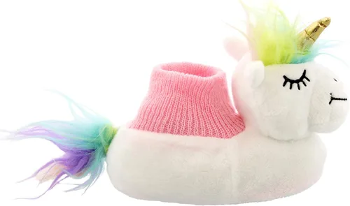 Vista 3 de Yankee Toy Box Plush Animal Toddler Boys Girls Sock Top Slippers