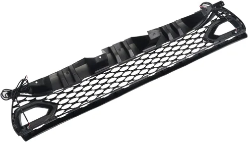 Vista 3 de Rejilla Compatible con 2015 2016 2017 2018 2019 2020 2021 2022 Dodge Charger SRT/Scat Pack, Rejilla de Parachoques Delantera Negra con Luces LED