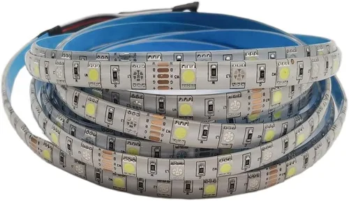 Vista 2 de 5050 RGBW RGB+blanco frío (6000K-7000K) 150RGB+150White LED 16.4 ft 16.4ft 60LEDs/m Cinta LED multicolor IP65 revestimiento de silicona impermeable