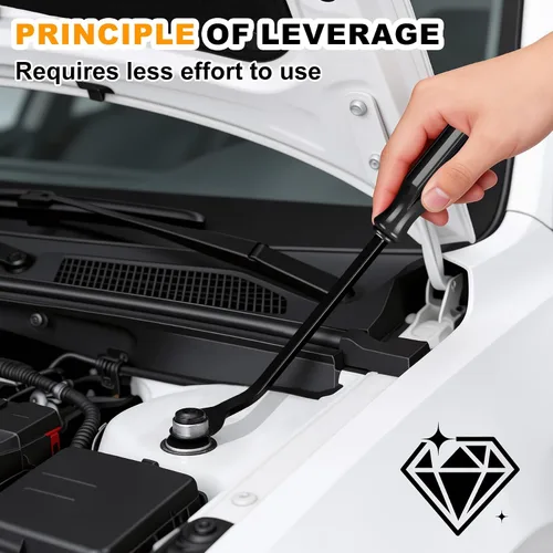 Vista 3 de EldHus Herramienta Removedora de Sujetadores de Automóvil - Herramienta de Remoción de Panel de Puerta Kit Extractor de Clips Automotrices, Remover