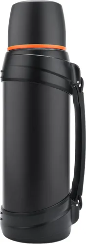 Vista 14 de Termos de café grandes de 64 onzas / medio galón para viajes, jarra de agua aislada al vacío clásica con taza de plástico, botella de bebida aislada