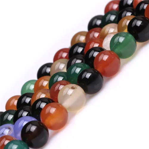 Vista 58 de Cuentas redondas africanas de turquesa natural de 4 mm para hacer joyas, piedras preciosas naturales, hebra semipreciosa, 15 pulgadas