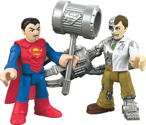 Vista 5 de Fisher-Price Imaginext DC Super Friends, Superman y Metallo