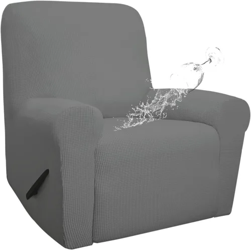 Vista 22 de Easy-Going - Funda 100 % impermeable doble para sofá reclinable, diseño jacquard, en 1 pieza, a prueba de derrames, para niños, mascotas, perros
