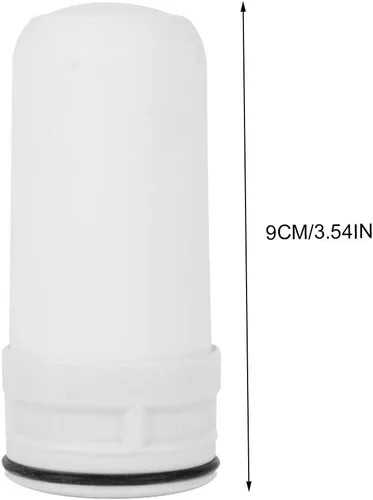 Vista 4 de LIZEALUCKY Reemplazo de filtración de agua de grifo de cartucho de cerámica con filtro para cocina y baño, utilizando tecnología de carbón activado