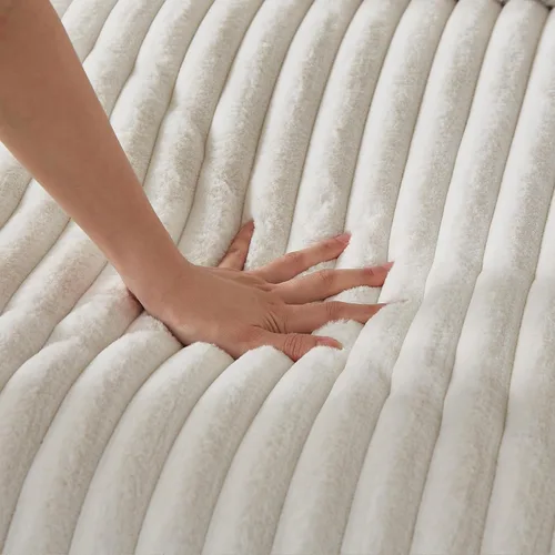 Vista 5 de Sofá cama modular de pana de 126 pulgadas de gran tamaño con portavasos, sofá cama convertible de 4 plazas con puerto de carga USB y cojines de Beige
