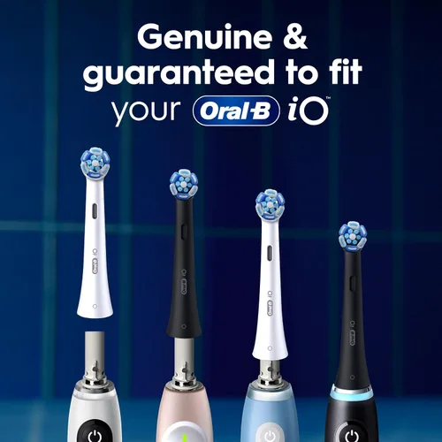 Vista 7 de Oral-B iO Ultimate Clean Cabezales de cepillo de repuesto, 5 unidades, 4 Ultimate Clean + 1 Encías y Sensible Negro