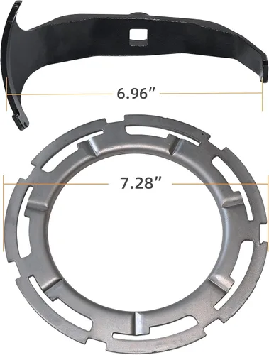 Vista 6 de Herramienta de anillo de bloqueo del tanque de combustible, bomba de combustible, desmontaje e instalación de emisores Compatible con Ford Chrysler