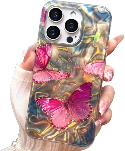 Vista 59 de I-MGAE-IN-AR Funda compacta para iPhone 11, diseño de mariposa, marco de protección de lente de cámara con diamante 3D, bonitas fundas protectoras