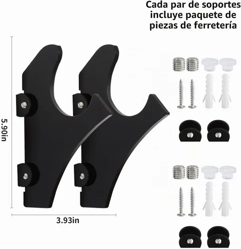 Vista 3 de Soporte para sables de luz - Soporte para sable de luz de plexiglás negro