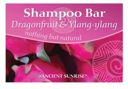 Vista 2 de Ancient Sunrise Barra de champú con fruta del dragón y Ylang Ylang: alto en vitaminas A, B y C promueve el brillo y la fuerza para reparar