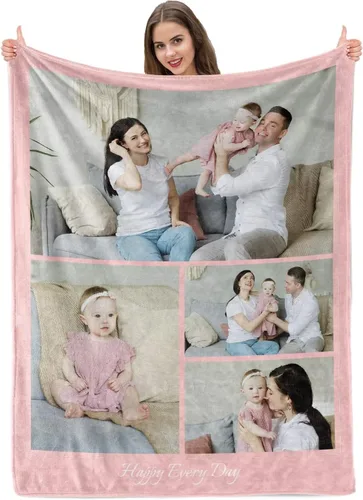 Vista 35 de Manta personalizada con imagen, mantas personalizadas para adultos y niños, manta de fotos personalizable, mantas personalizadas como regalo
