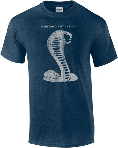 Vista 13 de Ford Camiseta Manga Corta Mustang 50 Años Cobra
