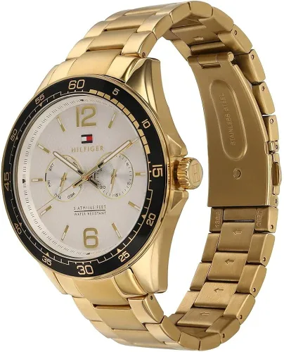 Vista 2 de Tommy 1791365 - Reloj de acero inoxidable dorado Hilfiger