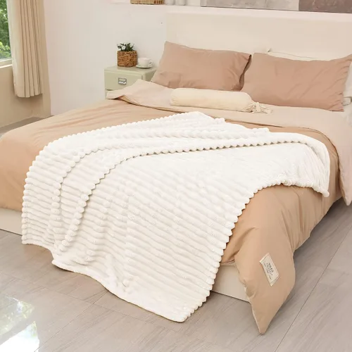 Vista 2 de Catalonia Manta de forro polar para sofá, manta de felpa supersuave y mullida para adultos y niños, manta de terciopelo para todas las estaciones