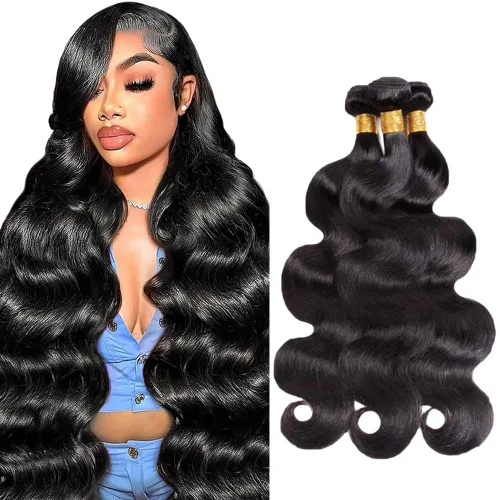 Vista 30 de 300g 1B27 Human Hair Bundles Honey Blonde Bundles Human Hair 10A Brazilian Virgin Remy Hair Extensions 8 10 12 Inch