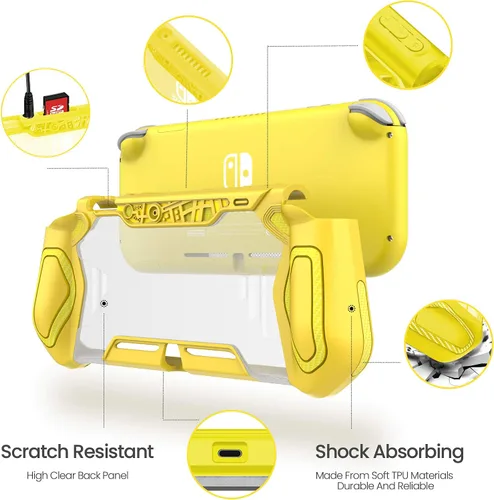 Vista 2 de Funda protectora Switch Lite para Nintendo, LeyuSmart para regalo diario (ergonómicoresistenteprotección completa), idea de regalo con protector