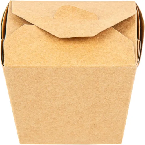 Vista 20 de Restaurantware Cajas para llevar comida china: 25 paquetes de 16 onzas, recipientes desechables para llevar, resistentes a la grasa, recipientes