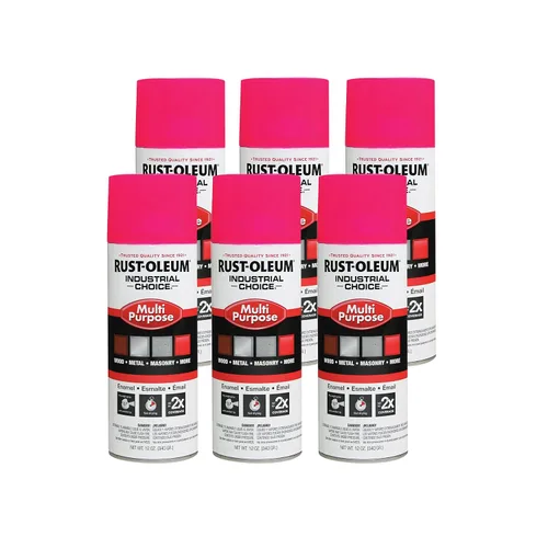 Vista 29 de Aerosol de esmalte Rust-Oleum para uso general; envase de 16 onzas líquidas; lata de aerosol, almendra, 6