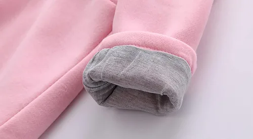 Vista 6 de Abrigo infantil con orejas en el gorro, para otoño e invierno
