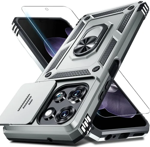 Vista 21 de Funda para Moto G Power 5G 2026/2025 Funda integrada para cámara deslizante negra
