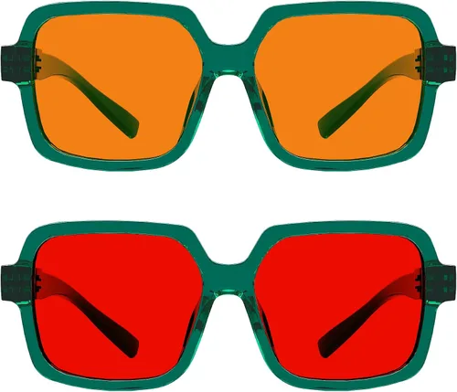 Vista 155 de Eyekepper Gafas de luz azul para hombre y mujer, paquete de 6 lentes Pilot Paquete de 6 color mezclado