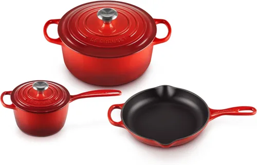 Vista 17 de Le Creuset Juego de utensilios de cocina de hierro fundido esmaltado, 5 piezas, Artichaut