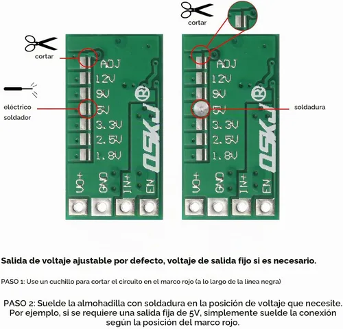 Vista 3 de Weewooday - 10 convertidores de rosca regulador de 5 V, 12 V, 24 V a 5 V 3