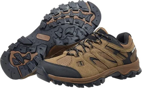 Vista 6 de CAMELSPORTS Zapatos de senderismo para hombre con parte superior baja, zapatos de senderismo para hombre, soporte de tobillo transpirable