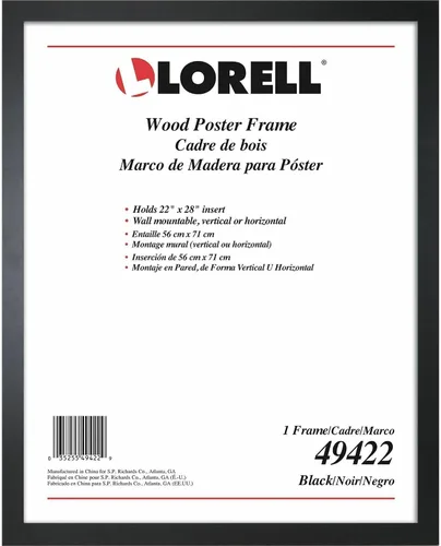 Vista 5 de Lorell Marco para póster, 16 x 20 pulgadas, madera, negro