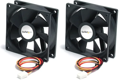 Vista 5 de StarTech.com Ventilador de repuesto para carcasa de computadora con rodamiento de bolas de 2.362 x 0.394 in con conector TX3, 3 pines, negro