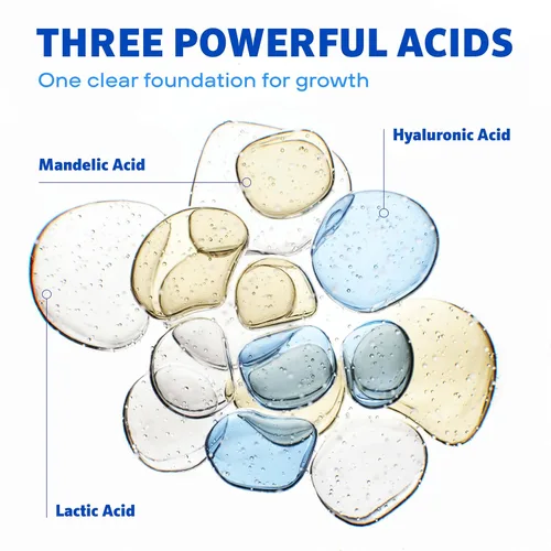 Vista 4 de Rogaine Champú y acondicionador 2 en 1 precrecimiento para hombres con complejo triple ácido, champú purificador del cuero cabelludo elimina