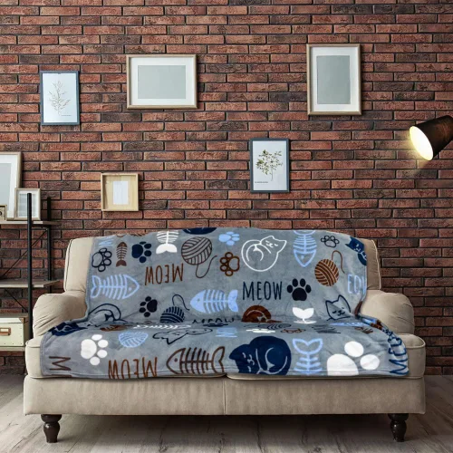 Vista 4 de Pet Lovers - Manta supersuave de 50 x 60 pulgadas, para dormitorio, sala de estar, primavera, vacaciones, niños, bebés, adultos y decoración, Gatito
