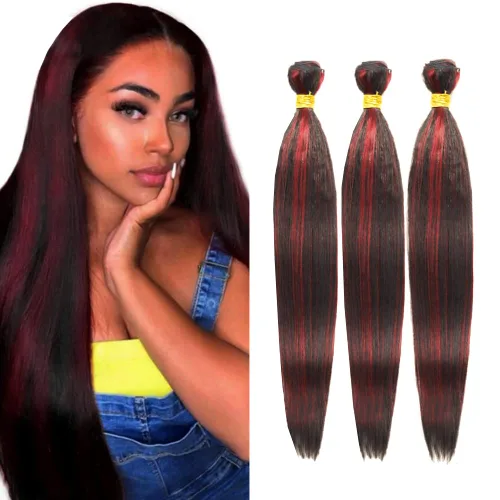 Vista 243 de 300g 1B27 Human Hair Bundles Honey Blonde Bundles Human Hair 10A Brazilian Virgin Remy Hair Extensions 8 10 12 Inch