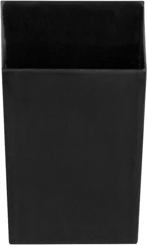 Vista 11 de Restaurantware Tazas de aperitivo de 3 onzas, 100 tazas inclinadas – Desechables pequeñas tazas de postre de plástico negro para mousses parfaits