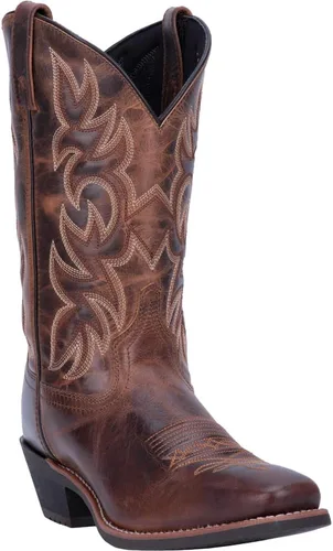 Vista 2 de Botas vaqueras de punta cuadrada para hombre Laredo