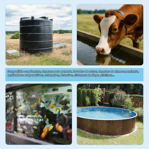 Vista 5 de Válvula de flotador de 1" para tanque de agua, Válvula de control automático de nivel de agua, Válvula de llenado de alto flujo para tanque
