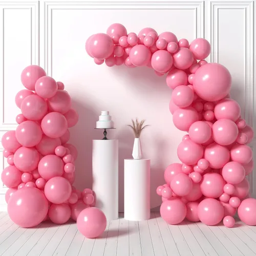 Vista 16 de HOUSE OF PARTY Globos azules metálicos: guirnalda de globos azules, globos metálicos azules de 5/12/18 pulgadas para decoraciones de graduación
