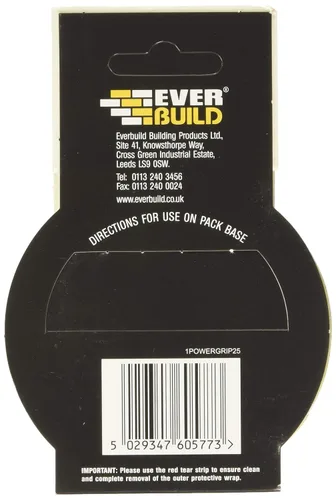 Vista 2 de Everbuild Mammoth - Cinta adhesiva de doble cara reforzada, transparente, 0.984 in x 8.2 ft